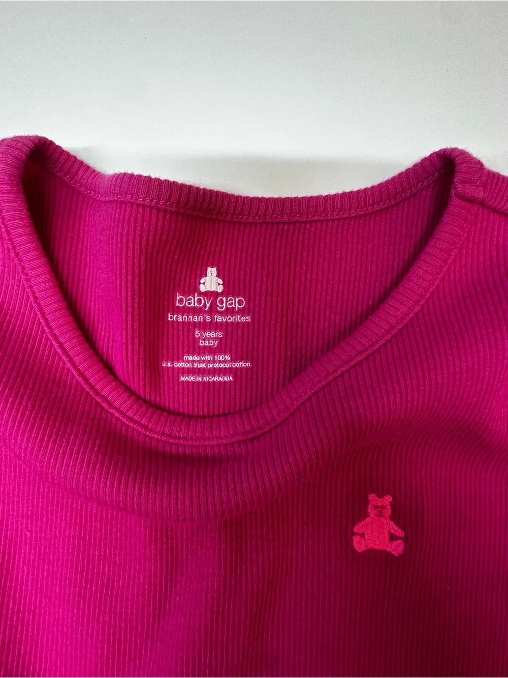 GAP Pink Long Sleeve Knit Dress